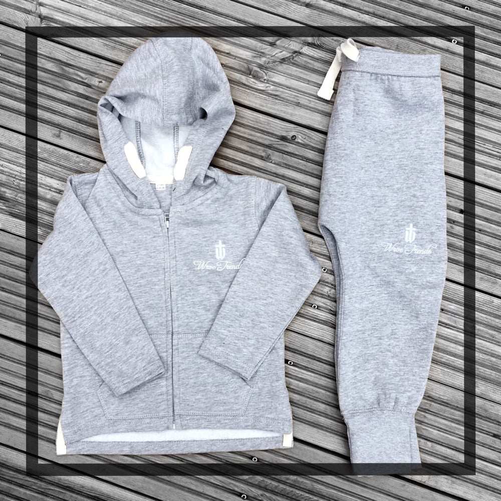 Image of BABY/TODDLER TRACKSUIT • GREY
