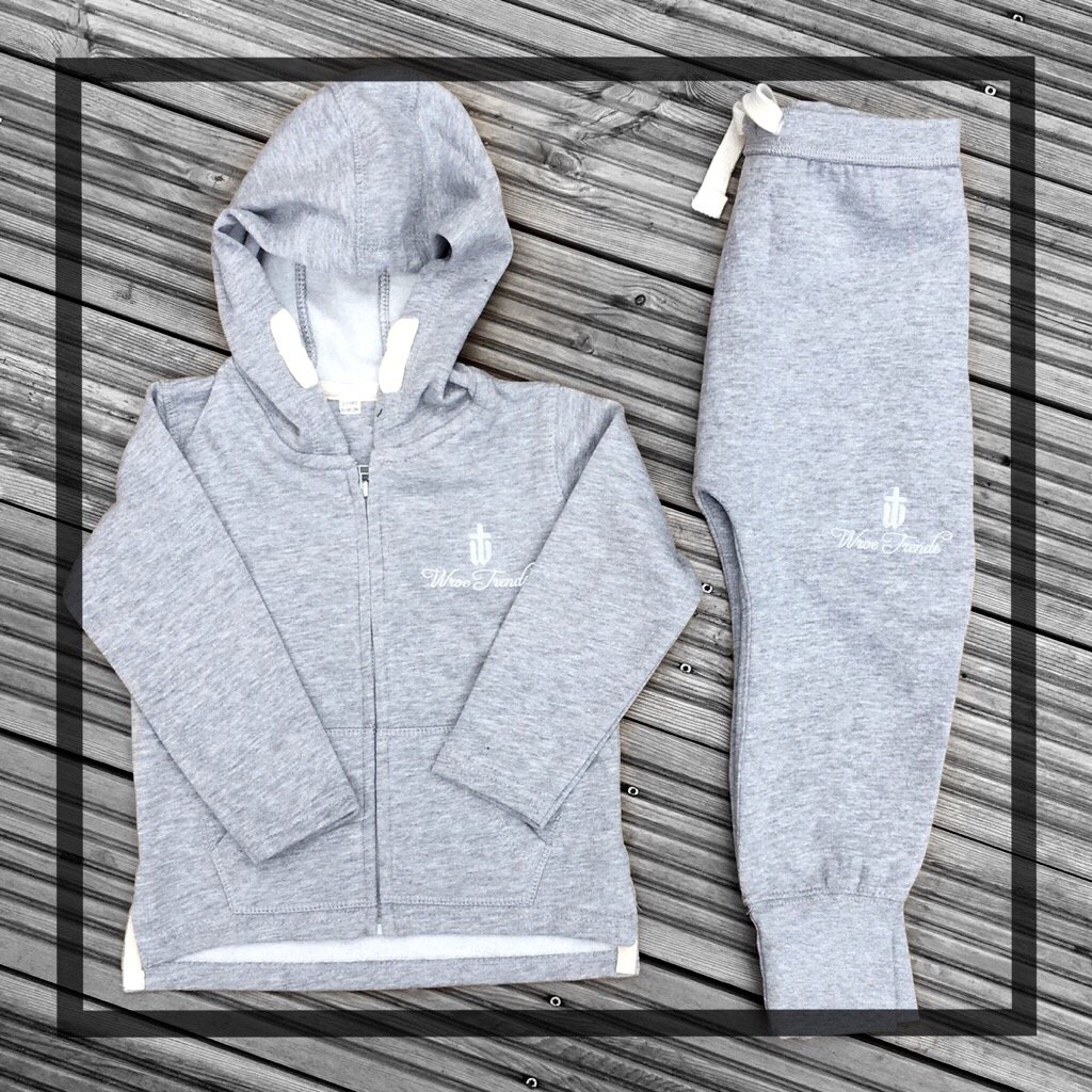 BABY/TODDLER TRACKSUIT • GREY WROE TRENDS
