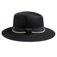 Image 2 of BLACK or GREY FEDORA HUASO