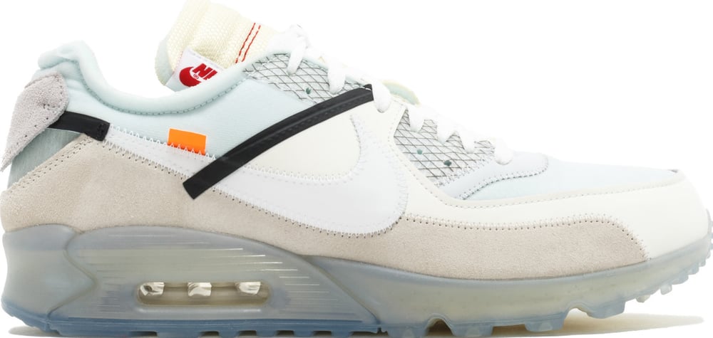 Image of THE 10: NIKE AIR MAX 90 "OFF-WHITE" Mens (FREE SHIPPING)