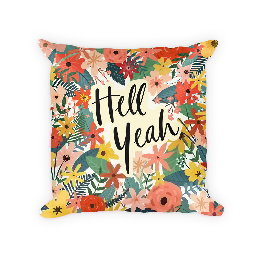 Image of Hell Yeah Pillow