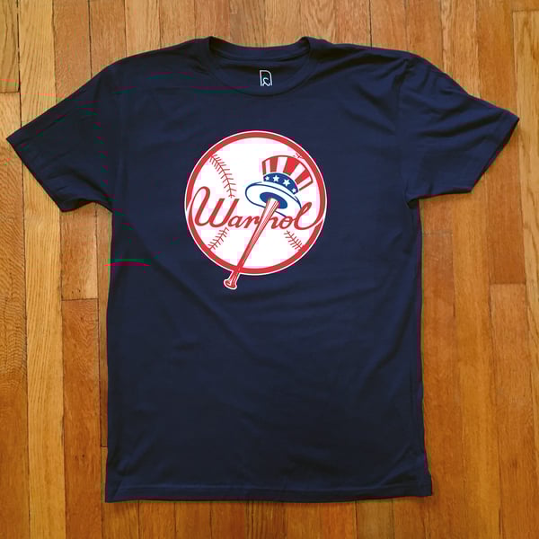 Image of Andy Warhol x New York Yankees tribute shirt / NYC ART TEAMS