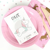 Image 2 of Party Kit Unicornio Pink