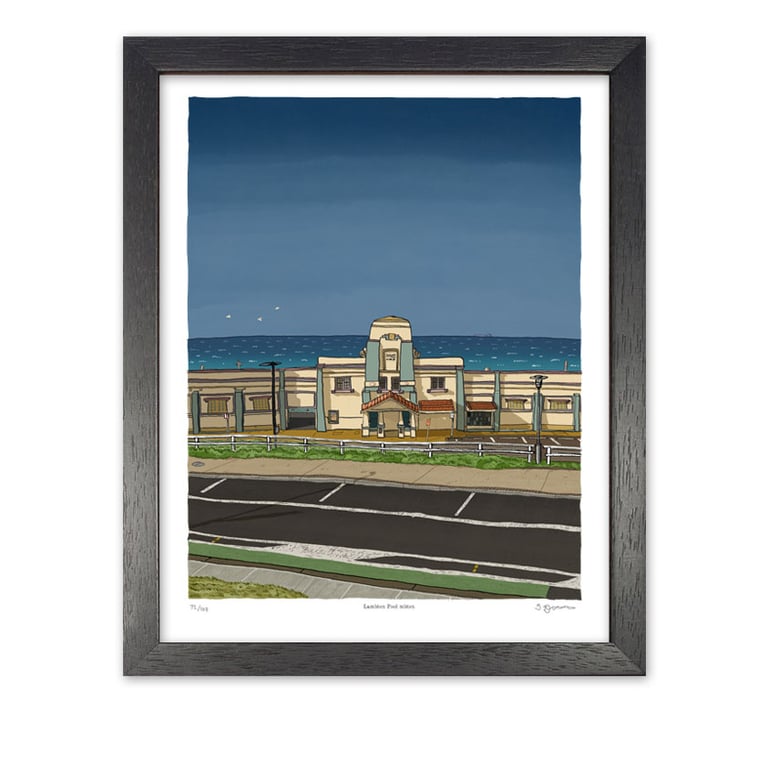 Newcastle Baths, 9:45am, Winter Image 5