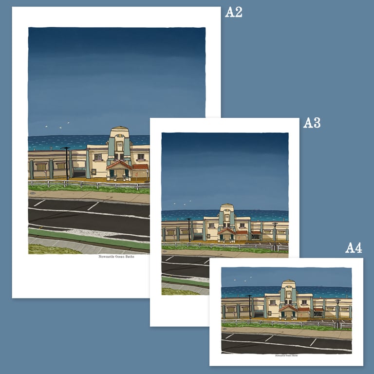 Newcastle Baths, 9:45am, Winter Image 2