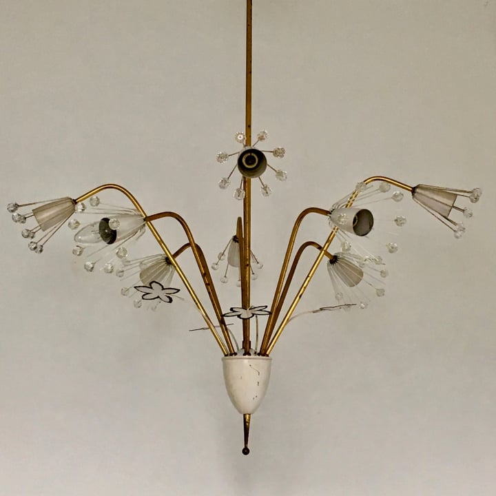 Image of Chandelier attributed to Emil Stejnar