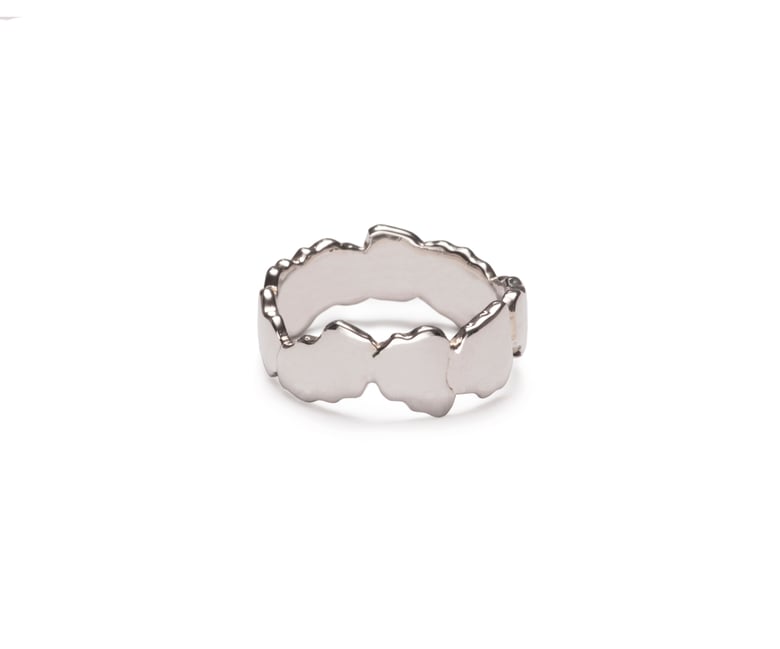 Image of Sterling Silver Cracked Ring