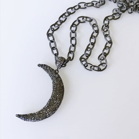 Image of Large Crescent Necklace