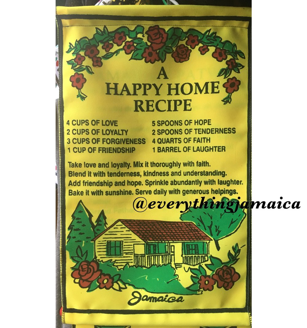 Happy home recipe scroll