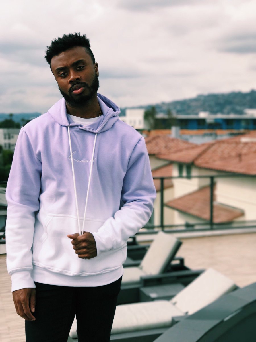 Lavender Dip Dye Hoodie | Burassi