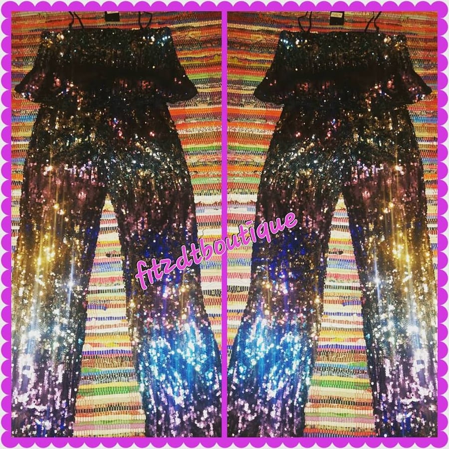 Image of Sequined 2 pc set