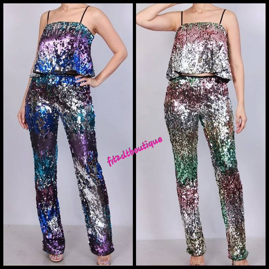 Image of Sequined 2 pc set