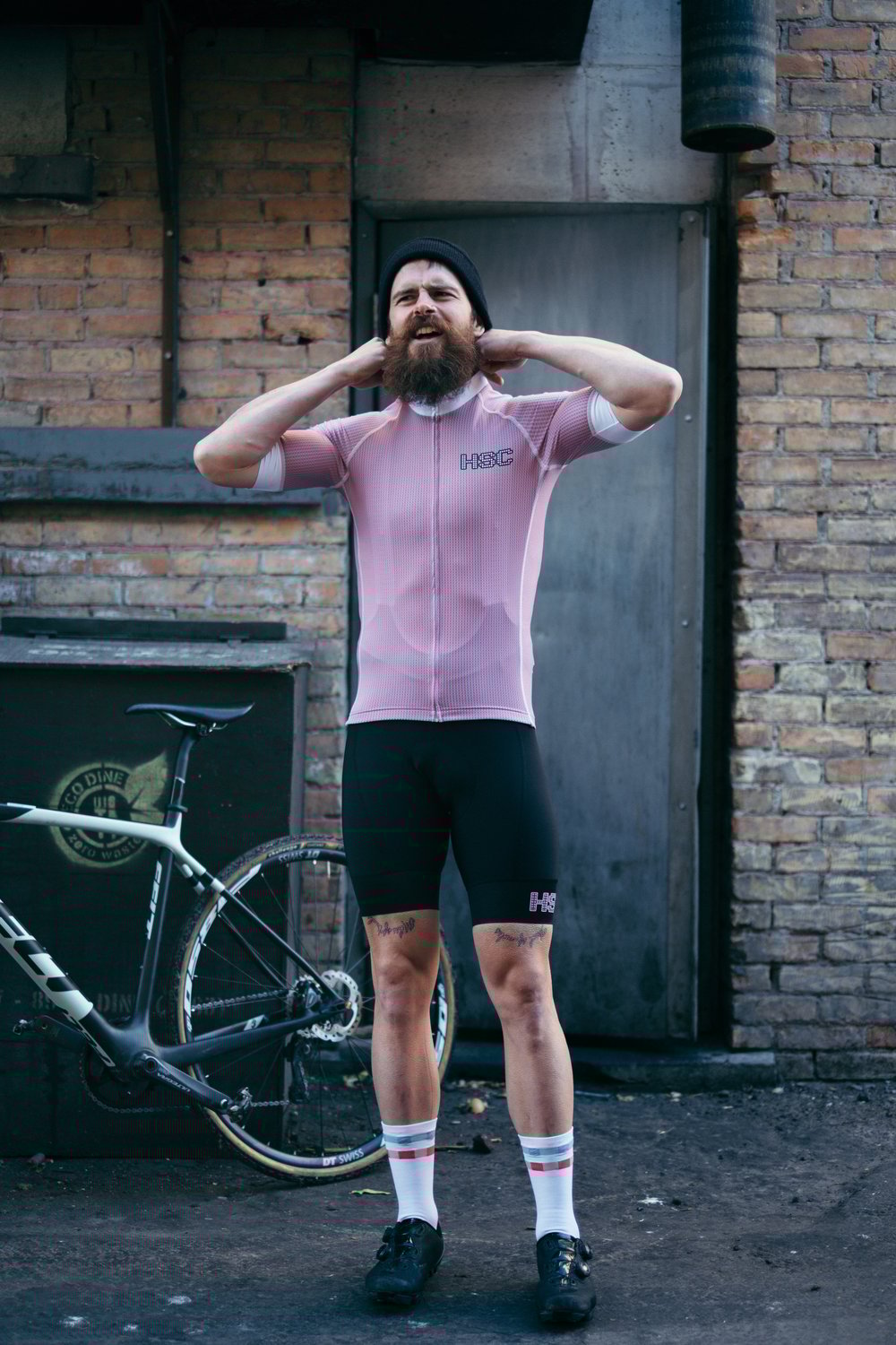 Image of HSC micro plaid jersey