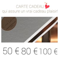 Carte Cadeau  à partir de 30€
