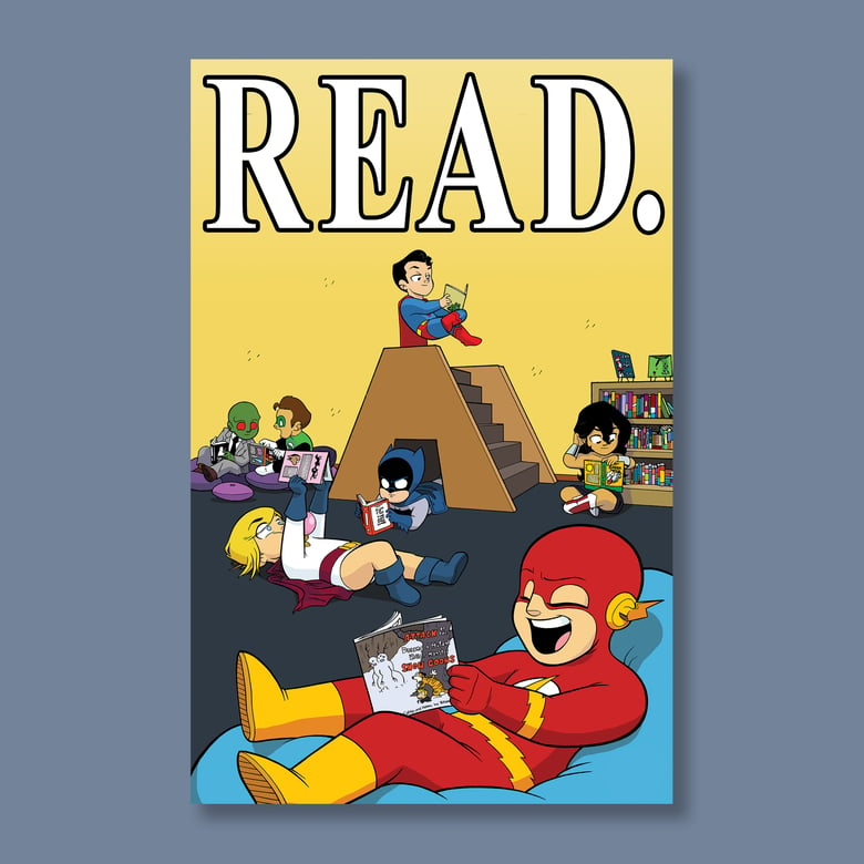 Image of "READ," 11"x17" Signed Print