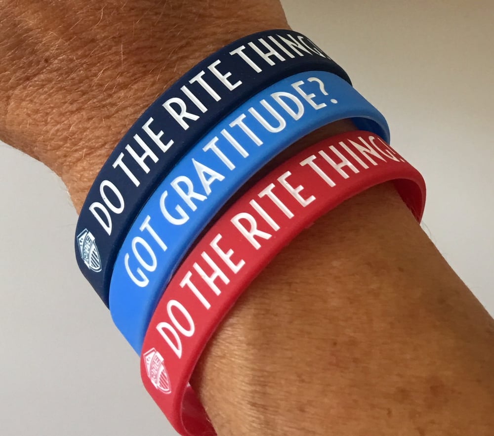 Image of RITE Gratitude Bands - Pack of (10)