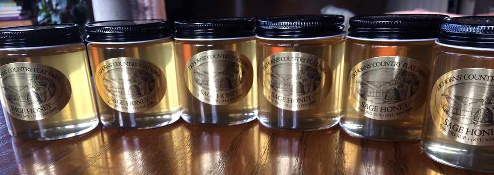 Image of Big Sur Sage Honey Case of 6 - 6oz. Jars  2021 Harvest Now Available!
