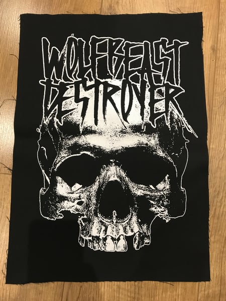 Image of Wolfbeast Destroyer large back patch