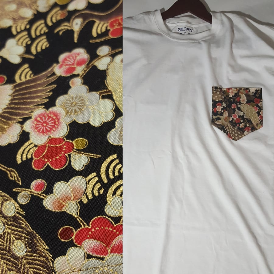 Image of Peacock Pocket Tee