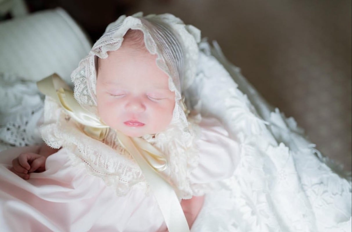 Lillian Gown & T-Bonnet Set | Elizabeth Layne Heirloom