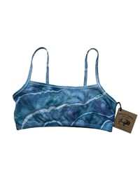 Image 3 of S (34) Bralette in Ocean Geode Ice Dye