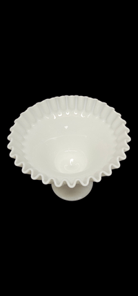 Image 2 of Westmoreland Paneled Grape Crimped Compote