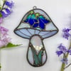 Harebell Mushroom Suncatcher (d)