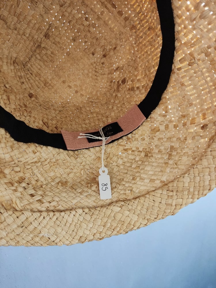 Image of Cappello paglia con fiori 