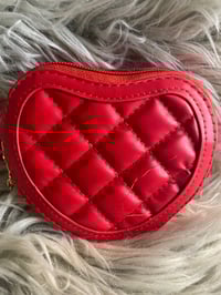 Image 1 of Red Mini Heart Purse