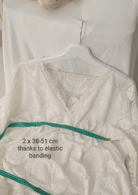 Image 9 of Off white lace dress for photoshoots | Colette | size M | off white | maternity photo props