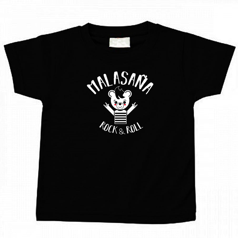 Camiseta "Osito rocker" Malasaña