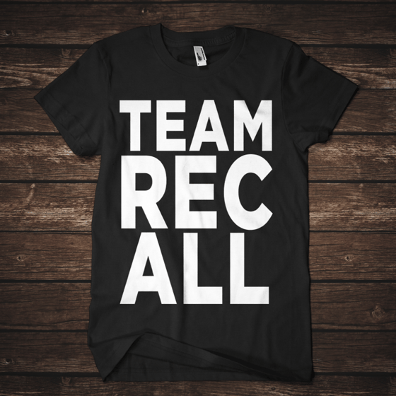 Image of #TeamRecall Tour Tee