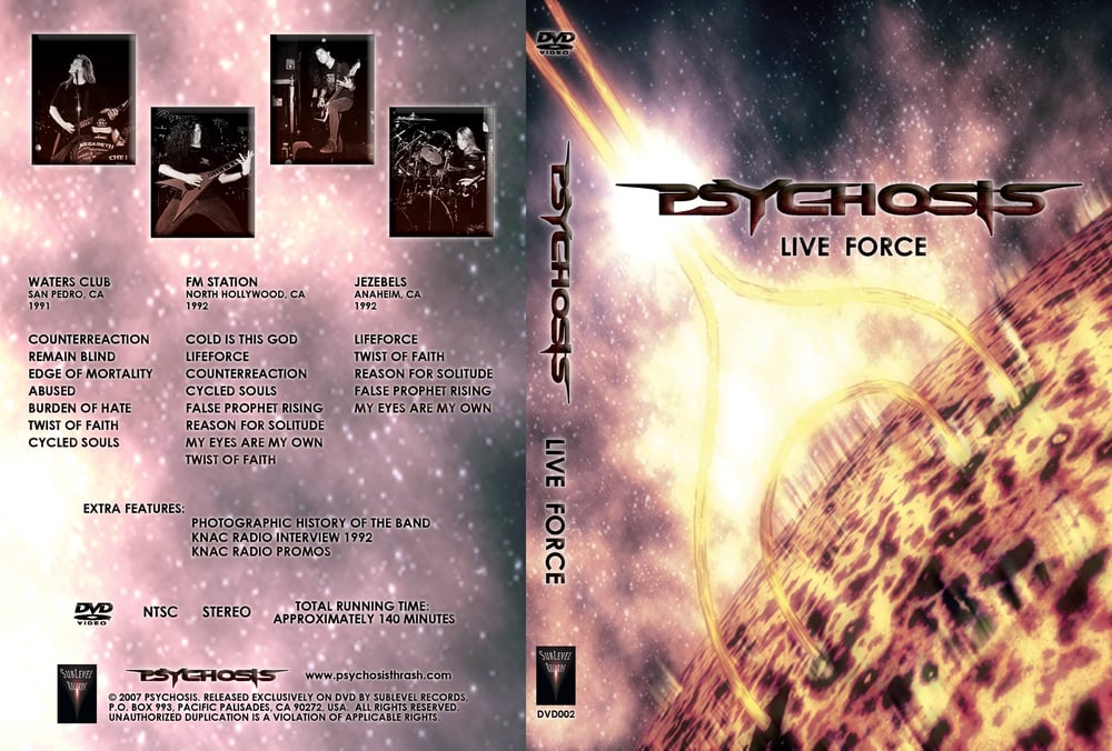 Psychosis - Live Force (DVD-R)