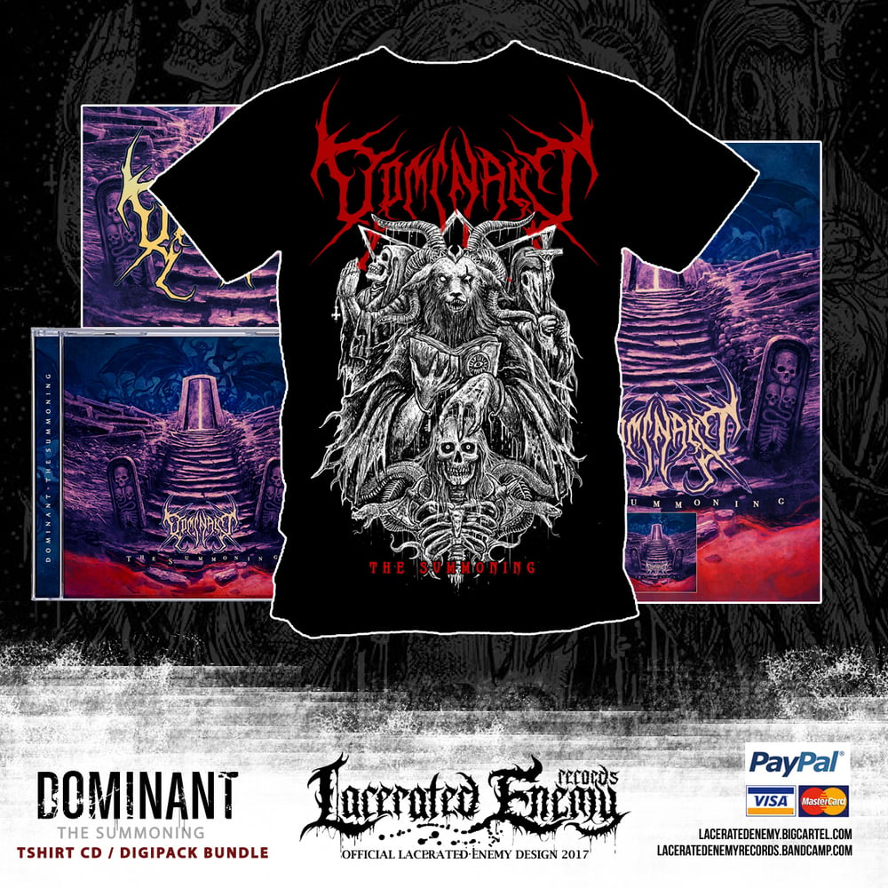 DOMINANT - The Summoning Tshirt - CD / Digipack Bundle