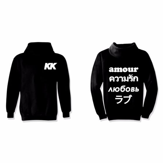 Image of Amour Hoodie (Black&White)