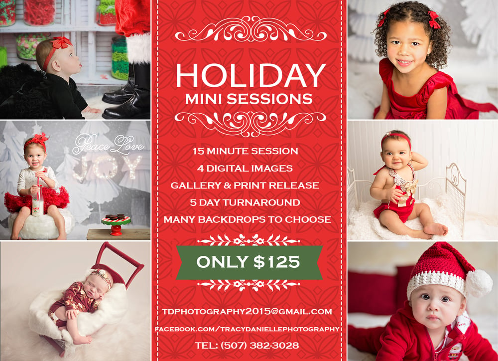 Image of $25 Deposit for Christmas Mini Session