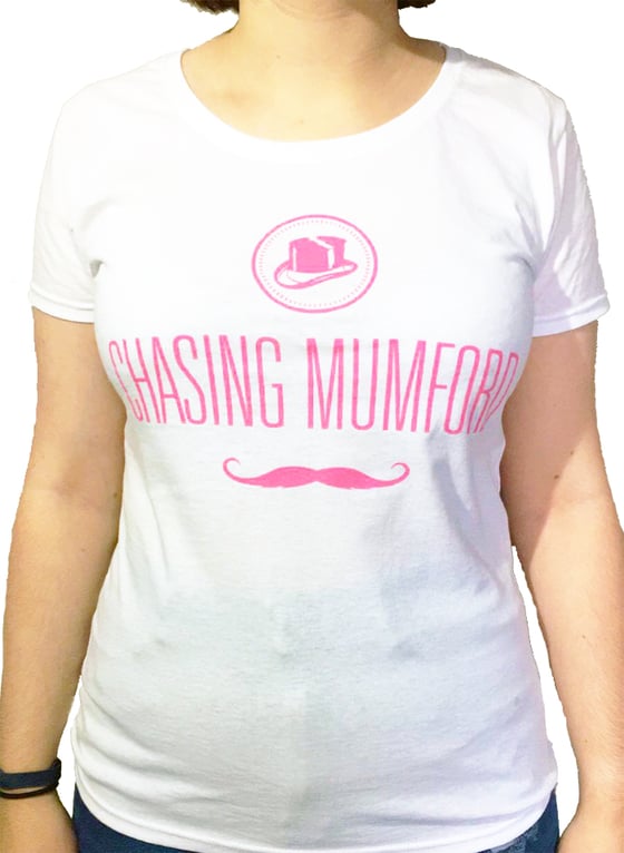 Image of CM Ladies Skinny Fit Moustache T-Shirt