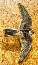 Eleonora's Falcon - No.92 - UK Birding Pins - Enamel Pin Badge