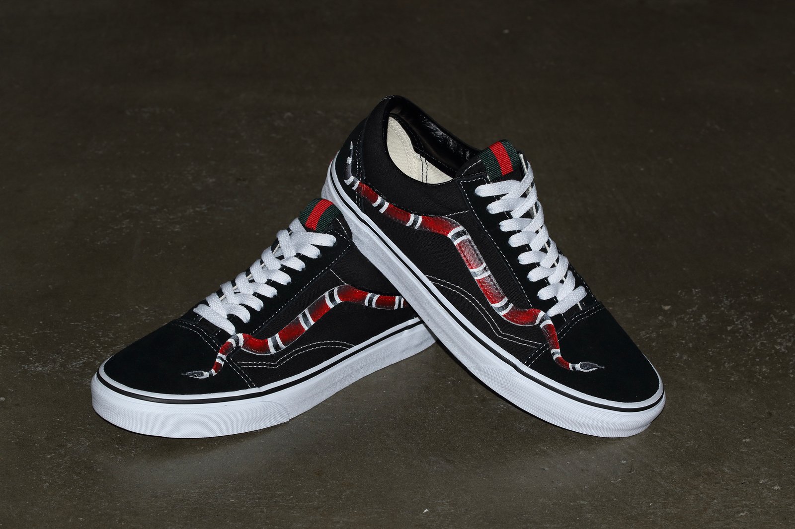 Vans with hot sale gucci snake