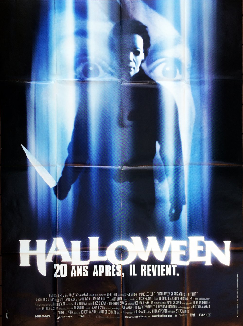1998 Halloween H20: 20 Years Later Original French Grande Movie Poster