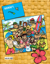 Street Fighter Postcard print