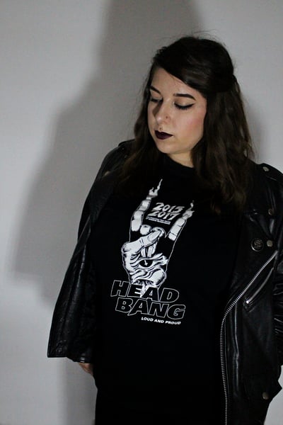 Image of Gildan Heavy Cotton Ladies' T-Shirt "Headbang 2015-2017"