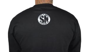 Image of Slick & Nasty Distress Logo Long Sleeve Tee