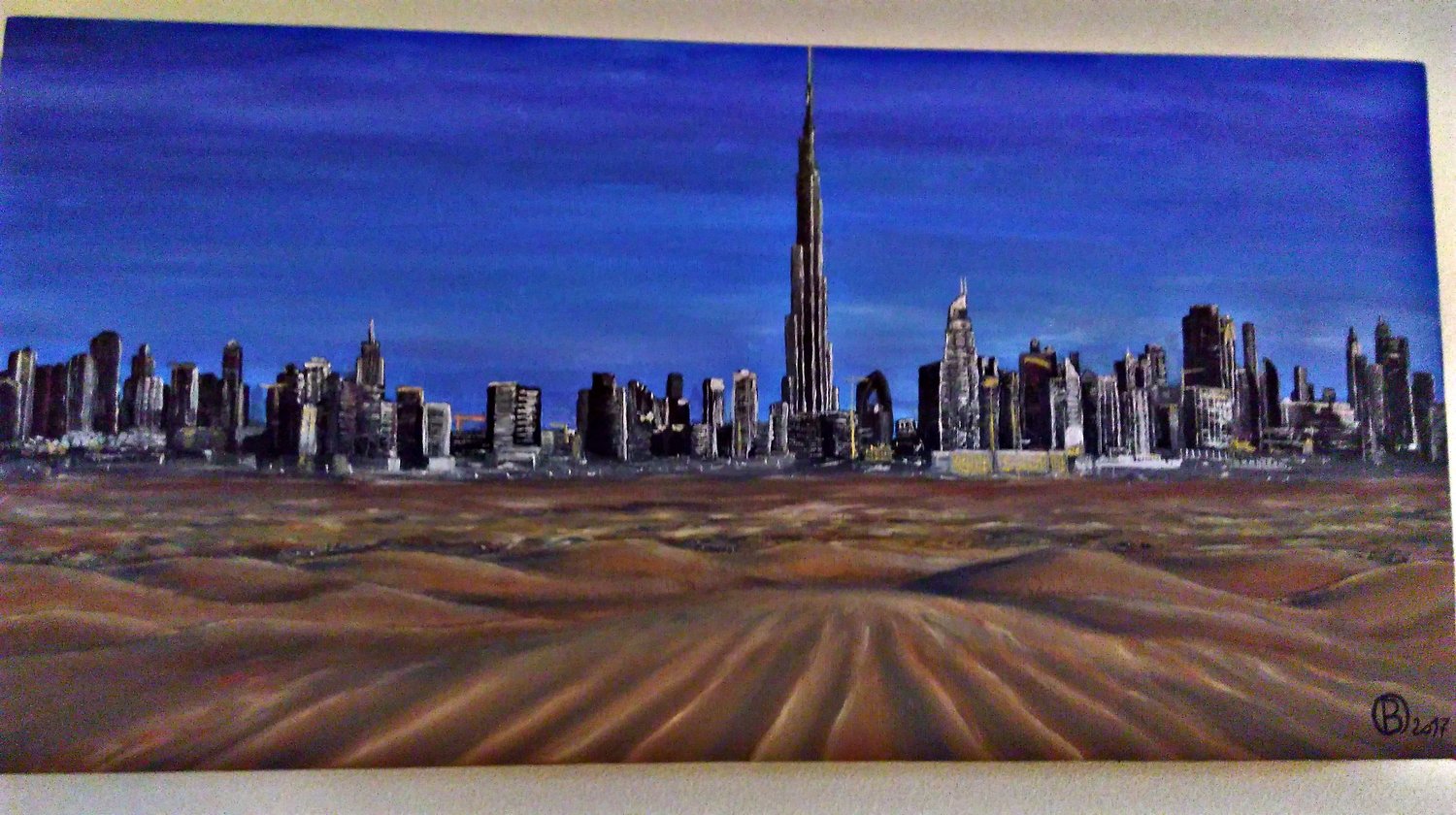 Image of Dubaï and desert