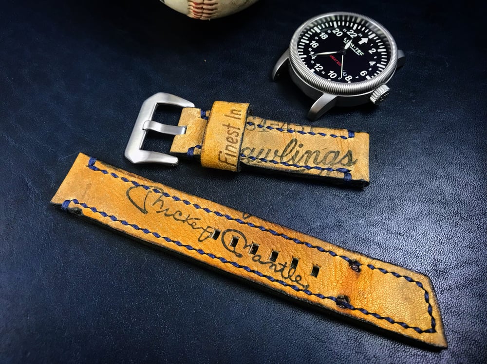 Image of Monograph Baseball Glove Watch Band Series