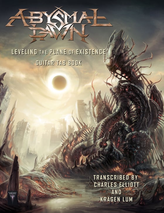Image of Abysmal Dawn - Leveling The Plane Of Existence Guitar TAB Book (Print Edition)
