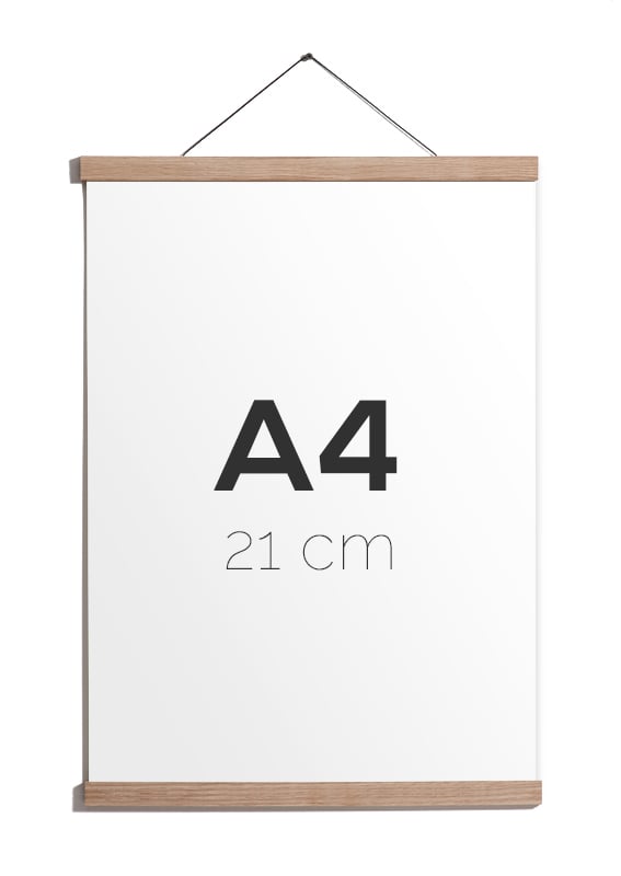 Image of Magnetic Oak Frame A4, 21 cm