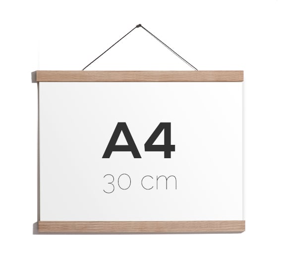Image of Magnetic Oak Frame A4, 30 cm.