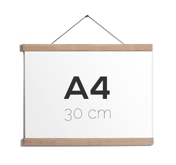 Image of Magnetic Oak Frame A4, 30 cm.