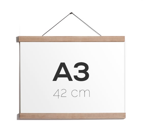 Image of Magnetic Oak Frame A3, 42 cm.